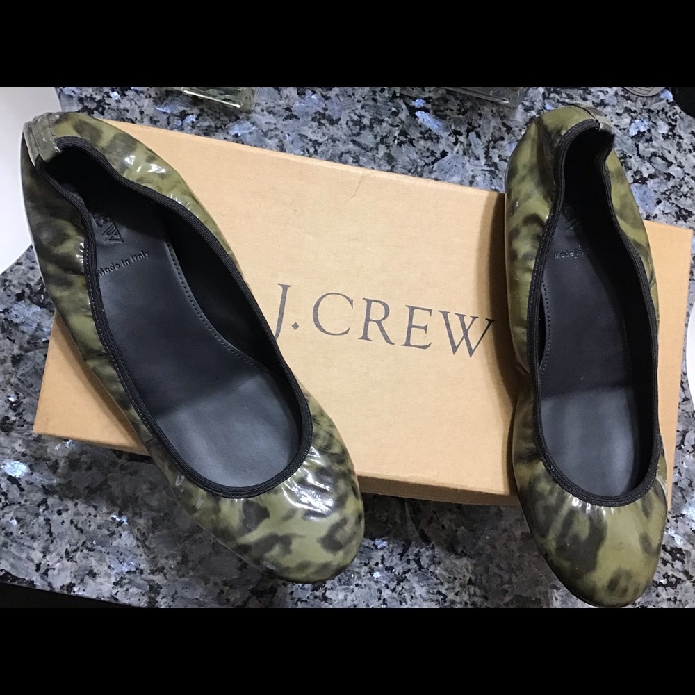 J crew patent flats